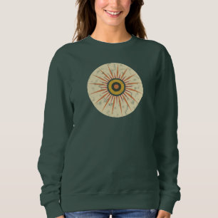 Sudadera Diseño Retro Boho de Estallido Solar