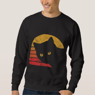 Sudadera Diseño retro de gatos estilo vintage ochties