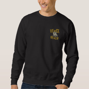 Sudadera Diseño Retro de Patines de Rodillos de Venice Beac