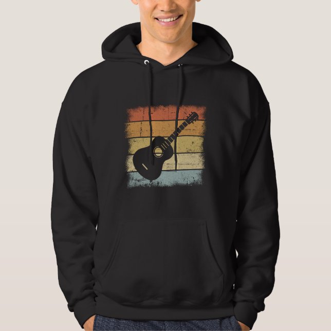 Sudadera Diseño retro guitarra (Anverso)