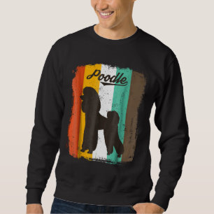 Sudadera Diseño retro vintage del perro caniche francés