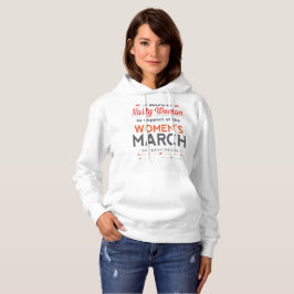 Sudadera Diseño rojo de mujer desagradable