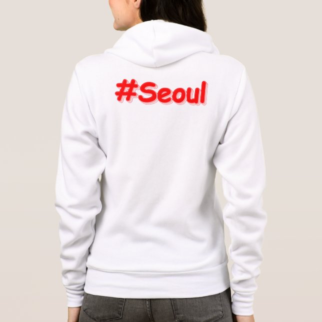 Sudadera Diseño "Seúl". Comprar ahora (Reverso)