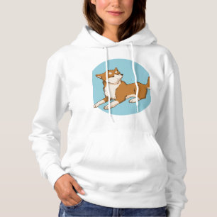 Sudadera Diseño shiba azul.