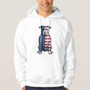 Sudadera Diseño vectorial de grabado vintage de Pit Bull pa