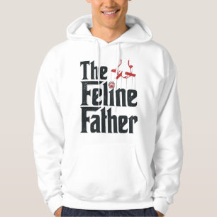 Sudadera Diseño vectorial de humor de gato padre felino vin