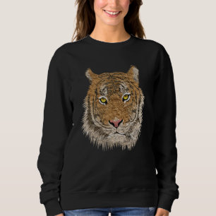 Sudadera Diseño Vintage de Conservación de Tigres