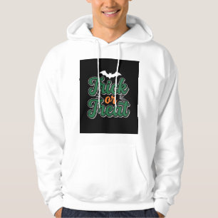 Sudadera Diseño web de murciélago de Halloween Truco o trat