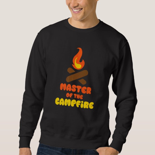 Sudadera Diseños de Camping al Aire Libre Maestro de la Fog (Anverso)