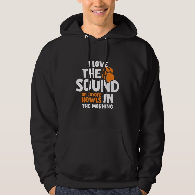 Sudadera diseños de caza de coyote para cazadores de coyote (Anverso)