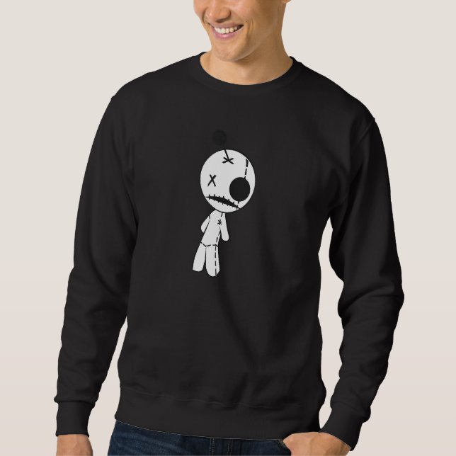 Sudadera Diseños De Gótico De Brujas, Muñeca De Voodoo Para (Anverso)