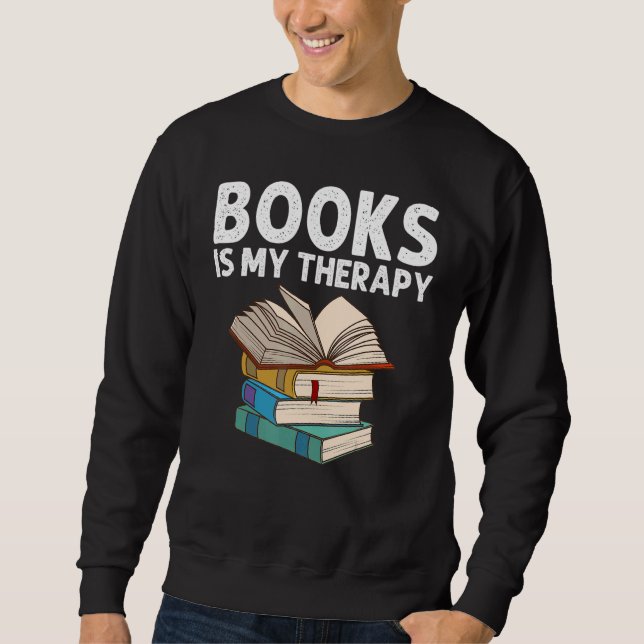 Sudadera Diseños De Libros Para Hombres Fanático Biblioteca (Anverso)