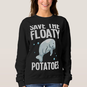 Sudadera Diseños De Manatee Para Hombres Mujeres Floaty Pot