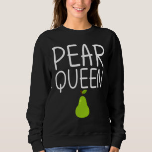 Sudadera Diseños de pera para mujeres mamá jardinería vegan
