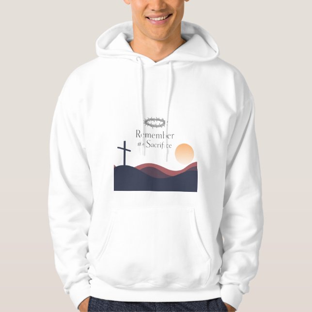 Sudadera Diseños de POD basados en la fe que impulsan venta (Anverso)