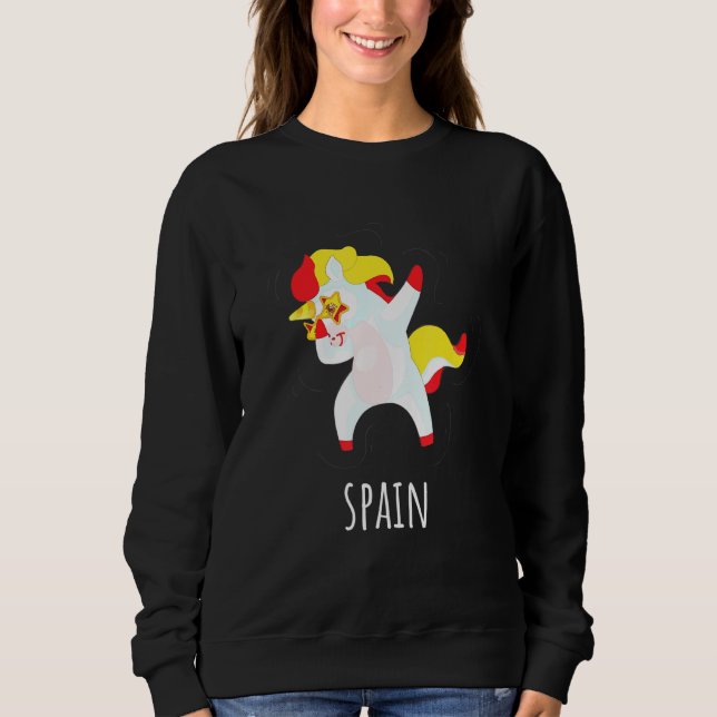 Sudadera Diseños de Unicornio de Banderas de Países - Unico (Anverso)