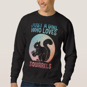 Sudadera Diseños divertidos de ardilla para las mujeres Chi