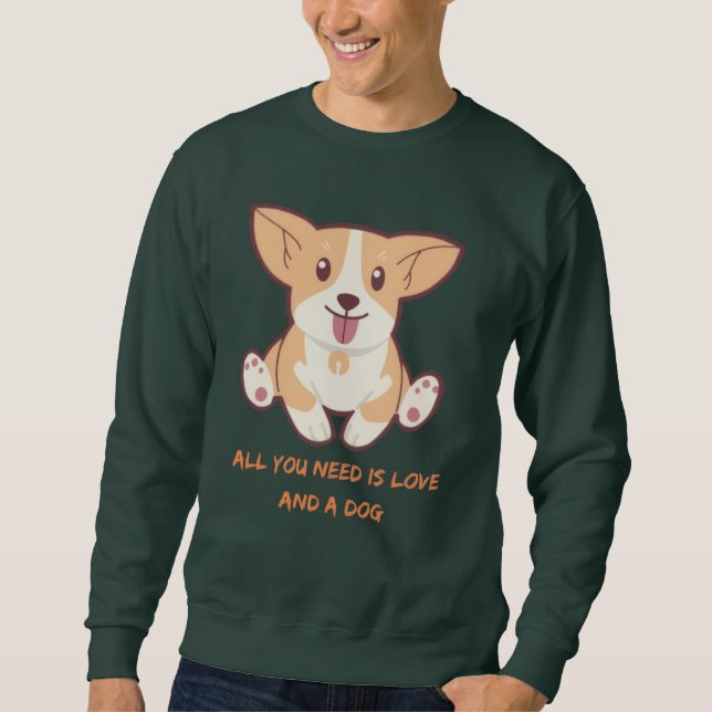 Sudadera Diseños perfectos para amantes de perros y regalos (Anverso)
