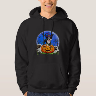 Sudadera Disfraces Chicas de la luna del perro de Boston Te
