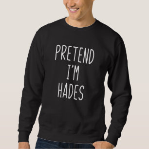 Sudadera Disfraces de Hades Pretender soy Halloween Dios Gr