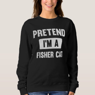 Sudadera Disfraces de Halloween de gato pescador