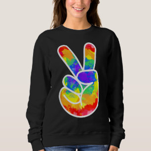 Sudadera Disfraces de Halloween Hippie Dedo de tinte de los