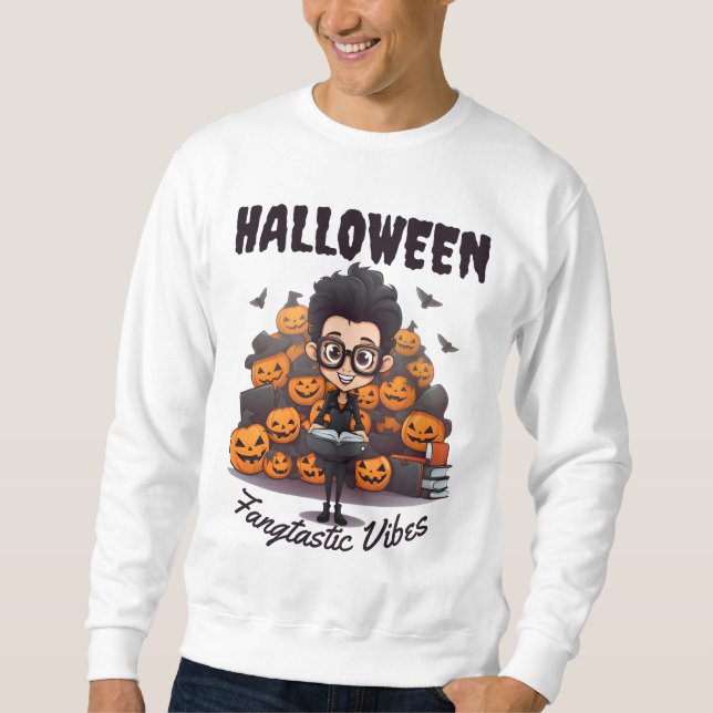 Sudadera Disfraces de Halloween, para los profesores no tie (Anverso)