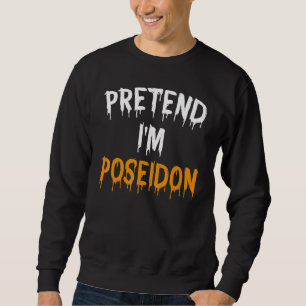 Sudadera Disfraces de Halloween perezosos fingen que soy Po