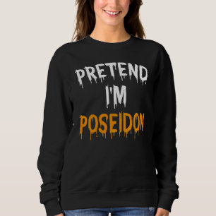 Sudadera Disfraces de Halloween perezosos fingen que soy Po