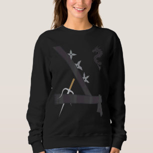 Sudadera Disfraces Ninja de los chicos fáciles de Halloween