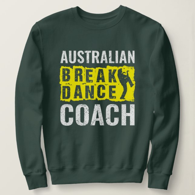 Sudadera Disfraz australiano de baile de salto de halloween (Anverso del diseño)