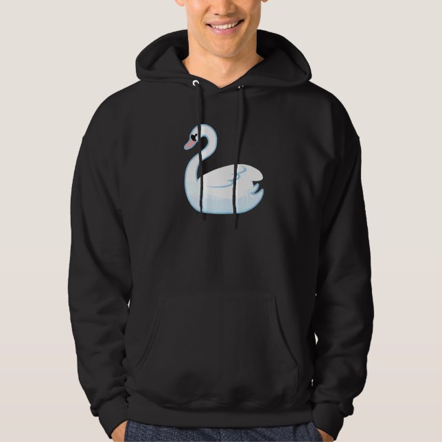Sudadera Disfraz de ave acuática cisne (Anverso)