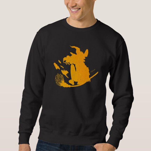 Sudadera Disfraz de Bruja Mala de Halloween Espantoso (Anverso)