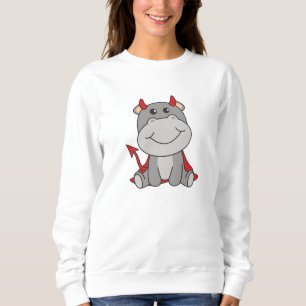 Sudadera Disfraz de bruja malvada cutáneo de Hippo Hallowee