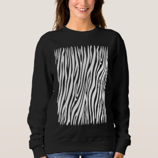 Sudadera Disfraz de Carnaval con Patrón de Cebra Rayas de C