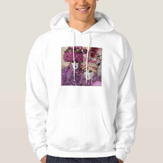 Sudadera disfraz de Carnaval morado, Venecia (Anverso)