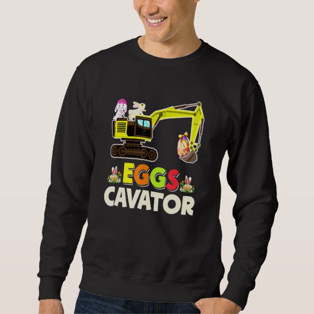 Sudadera Disfraz de caza de huevos de Pascua para niños y b (Anverso)