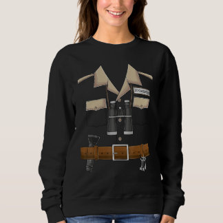 Sudadera Disfraz de cuidador de zoológico de Halloween DIY 