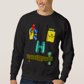 Sudadera Disfraz de cuidador de zoológico Halloween DIY saf
