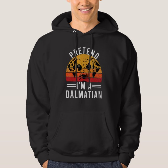 Sudadera Disfraz de dálmata para Halloween perro vint (Anverso)