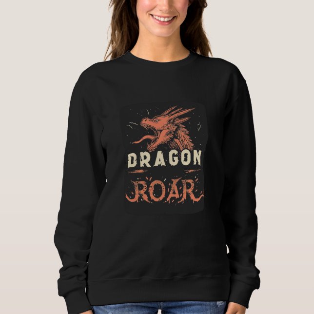 Sudadera Disfraz de dragón divertido para los amantes del r (Anverso)