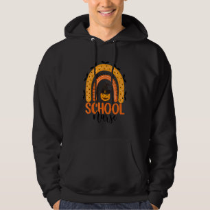 Sudadera Disfraz de enfermera escolar de Halloween arcoíris