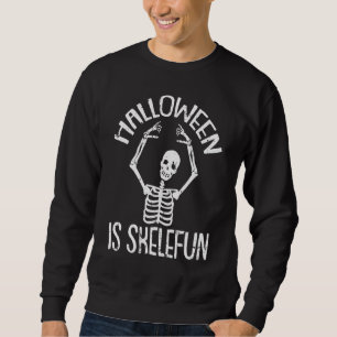 Sudadera Disfraz de Esqueleto Divertido de Halloween  Hueso
