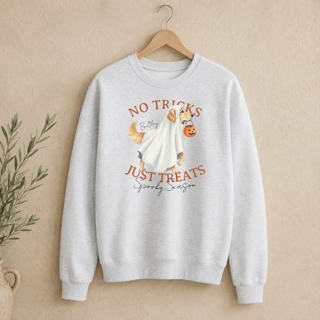 Sudadera Disfraz de fantasma perro retriever dorado tempora (Ghost Costume Dog Golden Retriever Spooky Season Sweatshirt)