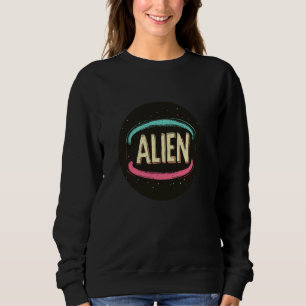Sudadera Disfraz de habla alienígena bonito para el amor de