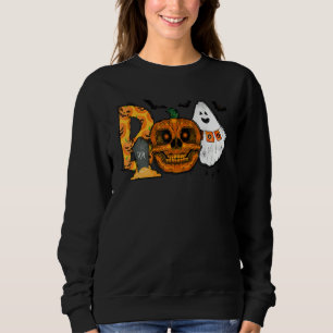 Sudadera Disfraz de Halloween Boo Groovy Espeluznante Boo C