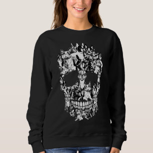 Sudadera Disfraz de Halloween con el horror del perro de la