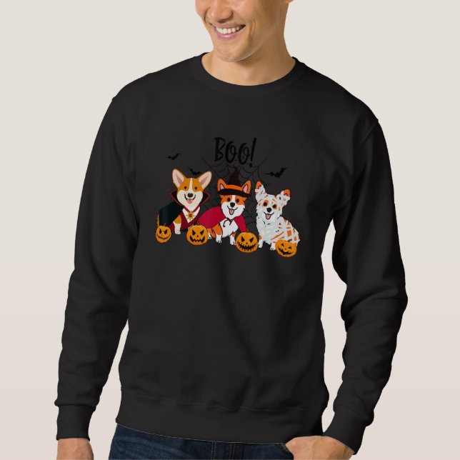 Sudadera Disfraz de Halloween de animal de compañía perro b (Anverso)
