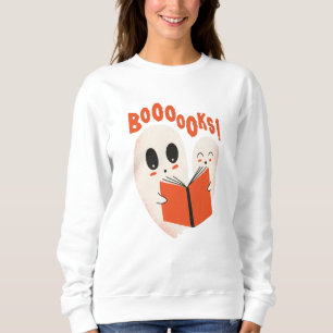 Sudadera Disfraz de Halloween de Fantasma Ratón de Bibliote