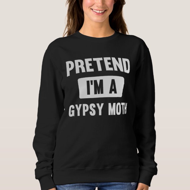 Sudadera Disfraz de Halloween de Polilla Gitana Falsa (Anverso)